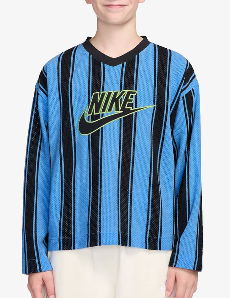 Nike Mesh striped long sleeve jersey top - picture 1 Nike Mesh striped long sleeve jersey top - picture 1