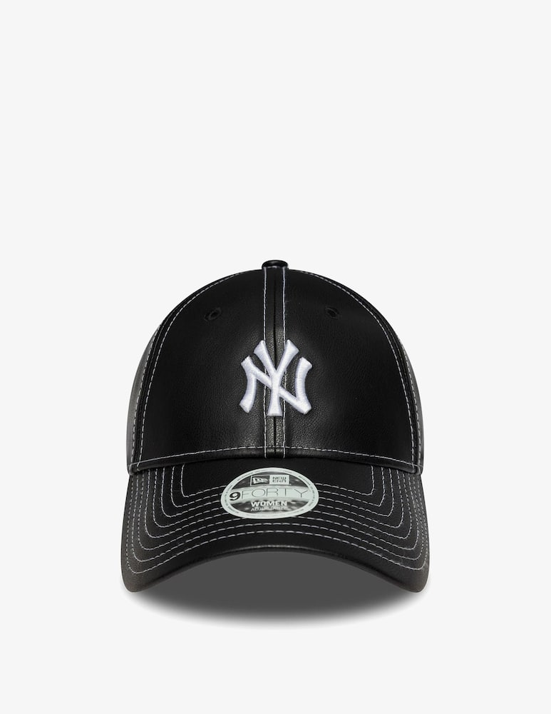 rinascente New Era Topstitch pu cap