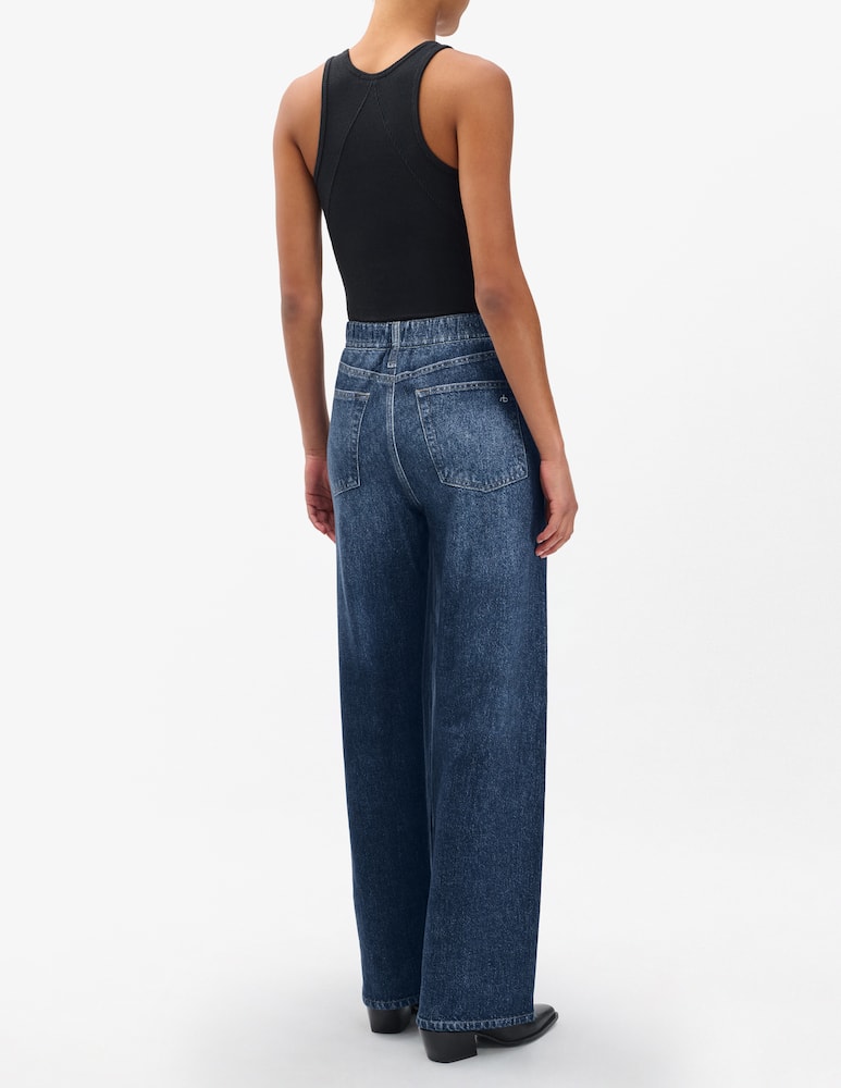 rinascente Rag & Bone Miramar terry wide-leg jeans