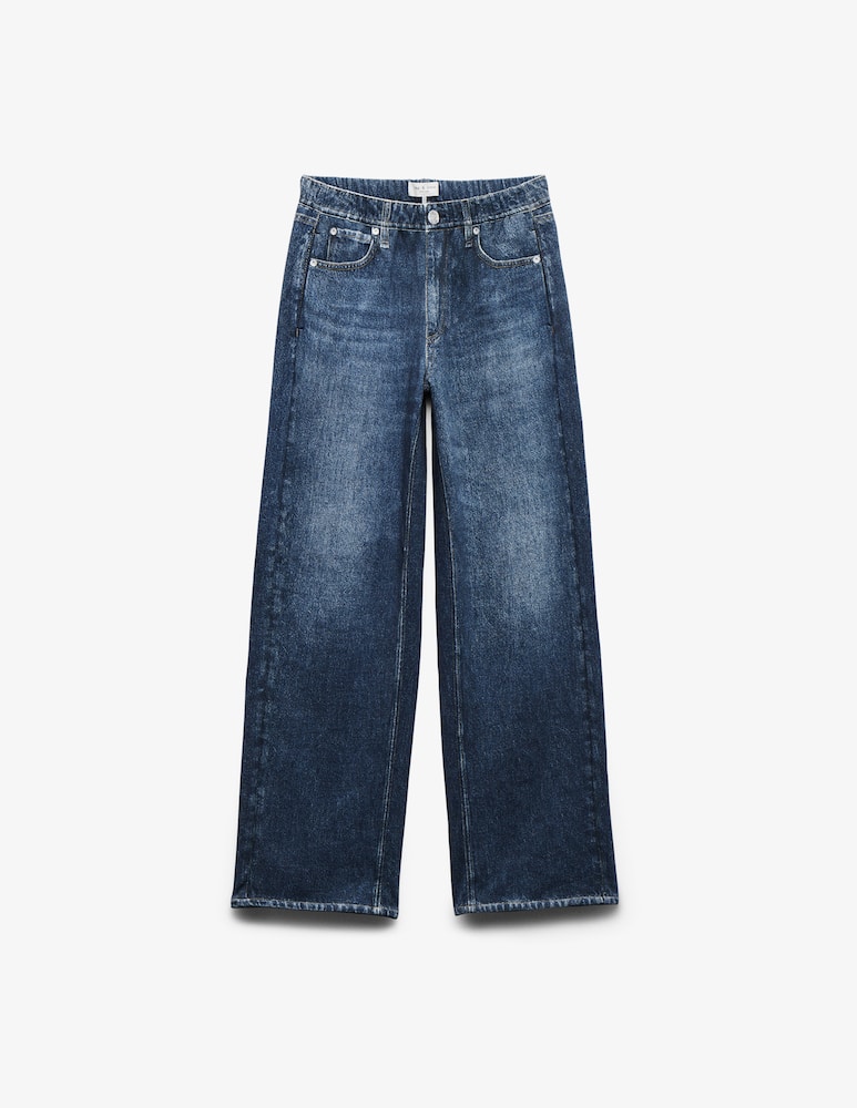 rinascente Rag & Bone Miramar terry wide-leg jeans
