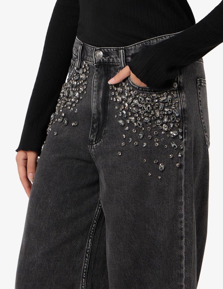 rinascente Rag & Bone Embellished wide-leg trousers