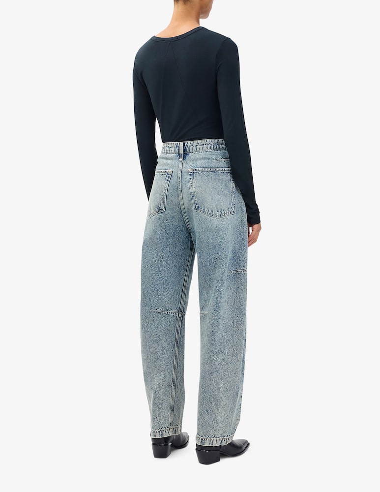 Rag & Bone Jeans barrel a vita alta Charlie - immagine 3