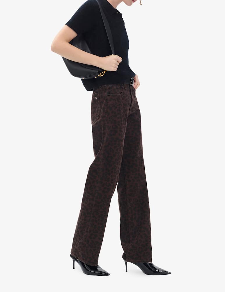rinascente Rag & Bone Jeans a gamba dritta leopardati Shea
