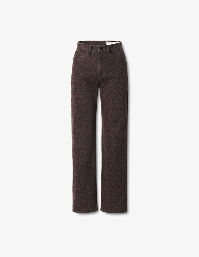 rinascente Rag & Bone Jeans a gamba dritta leopardati Shea