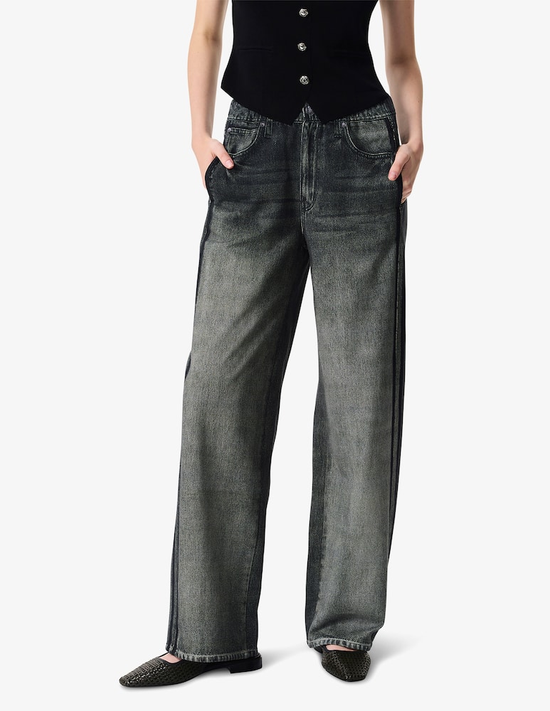 rinascente Rag & Bone Pantaloni effetto jeans a gamba larga Miramar