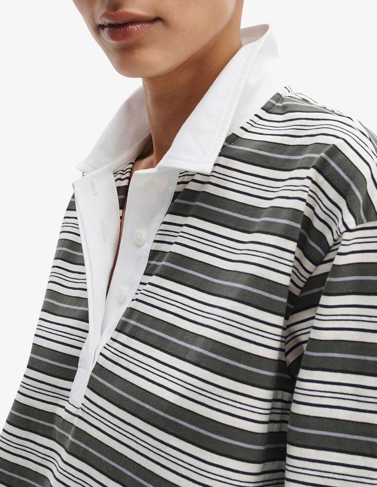 rinascente Rag & Bone Polo a righe a maniche lunghe