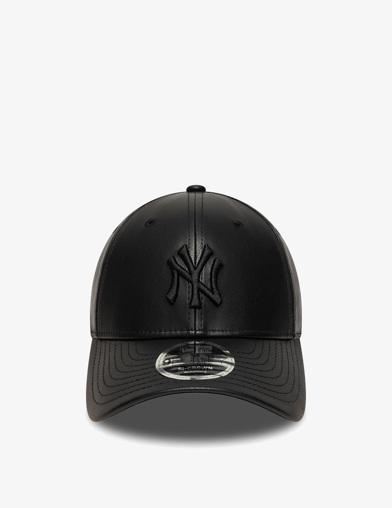 rinascente New Era Mcrown ny faux leather cap