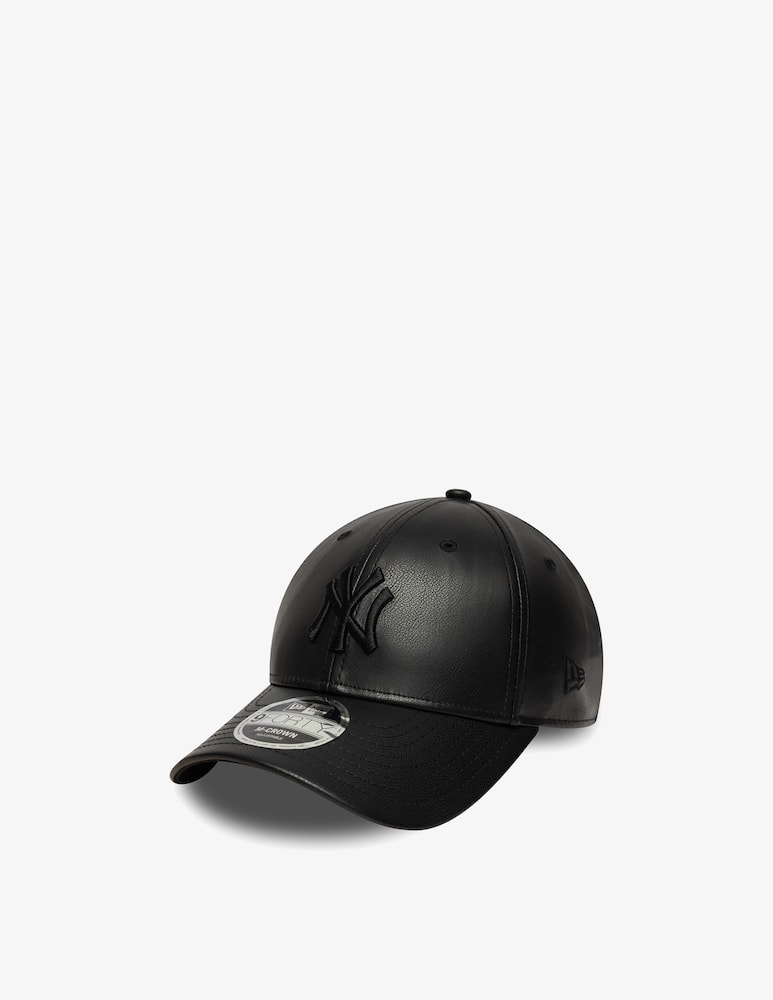 rinascente New Era Mcrown ny faux leather cap