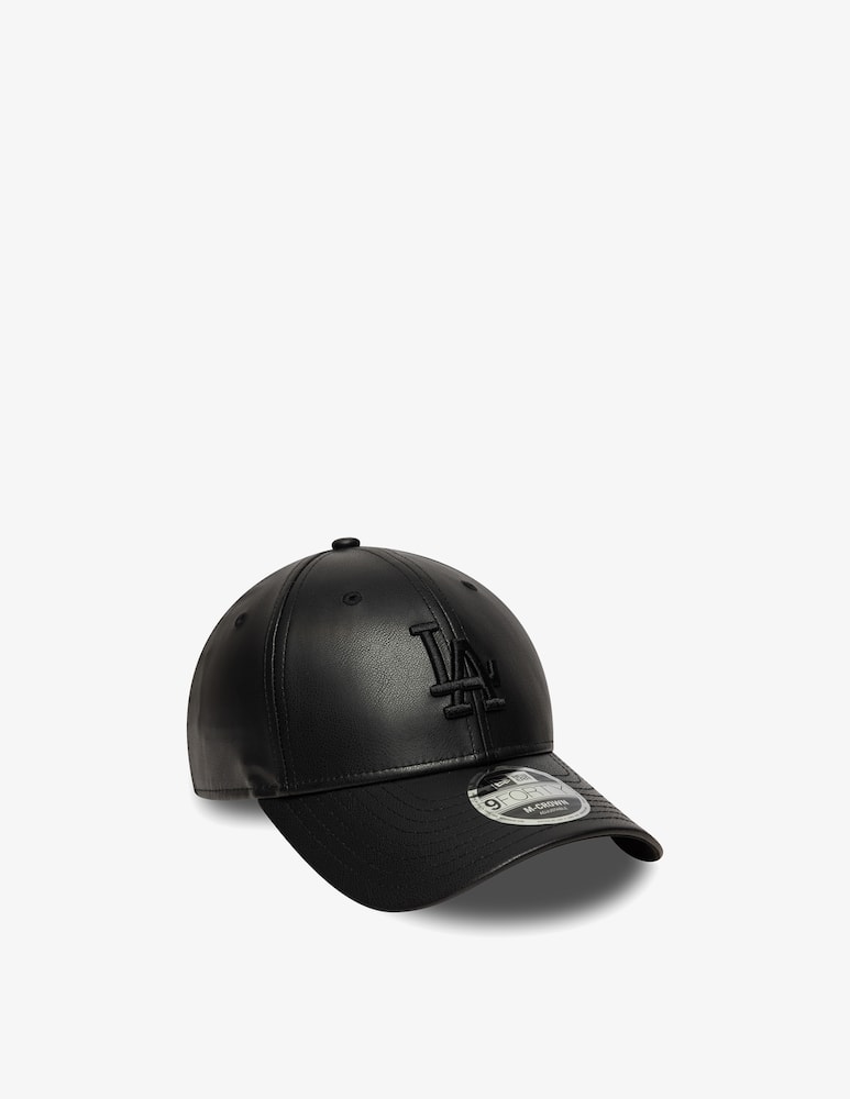 rinascente New Era Mcrown faux leather cap