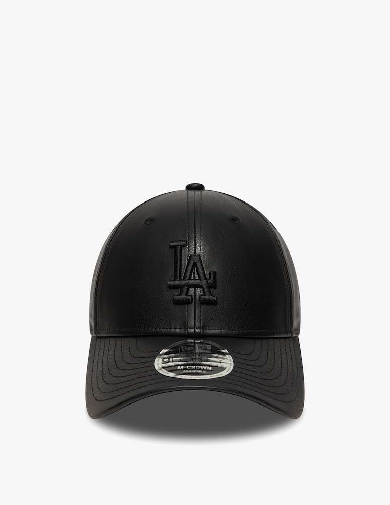 rinascente New Era Mcrown faux leather cap
