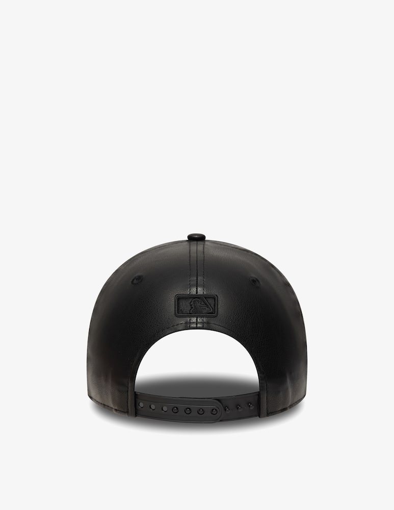 rinascente New Era Mcrown faux leather cap