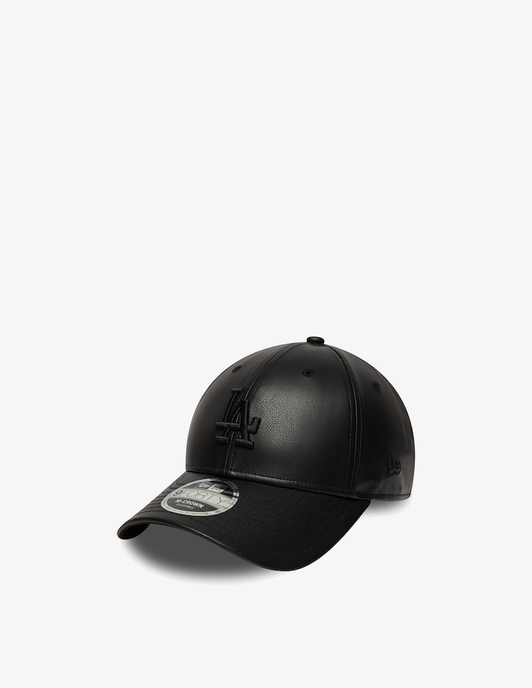 rinascente New Era Mcrown faux leather cap