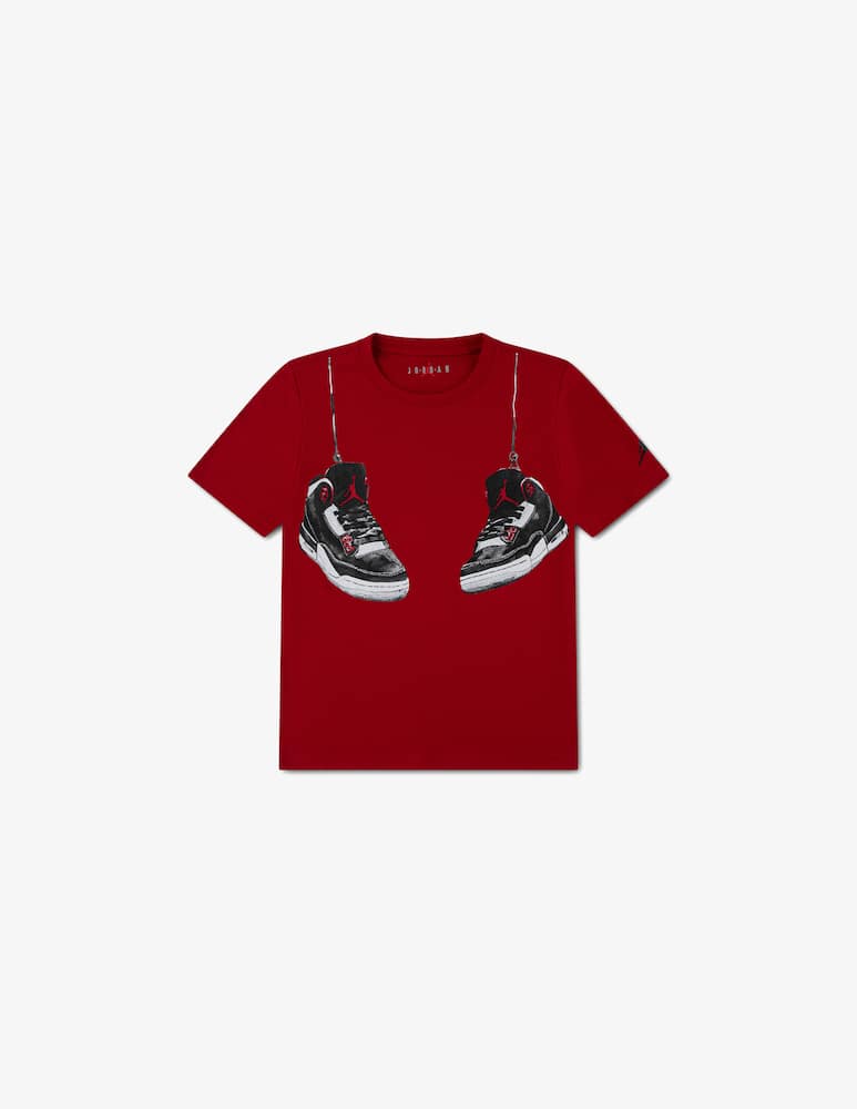 rinascente Nike Jordan T-shirt con stampa scarpe AJ3
