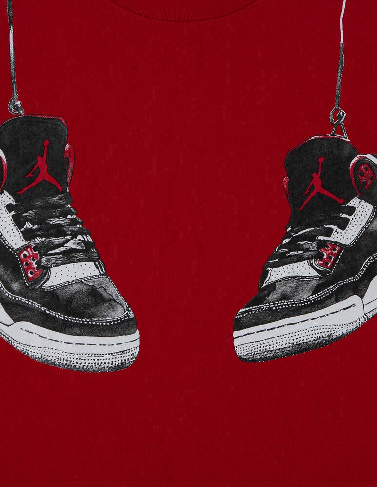 rinascente Nike Jordan T-shirt con stampa scarpe AJ3