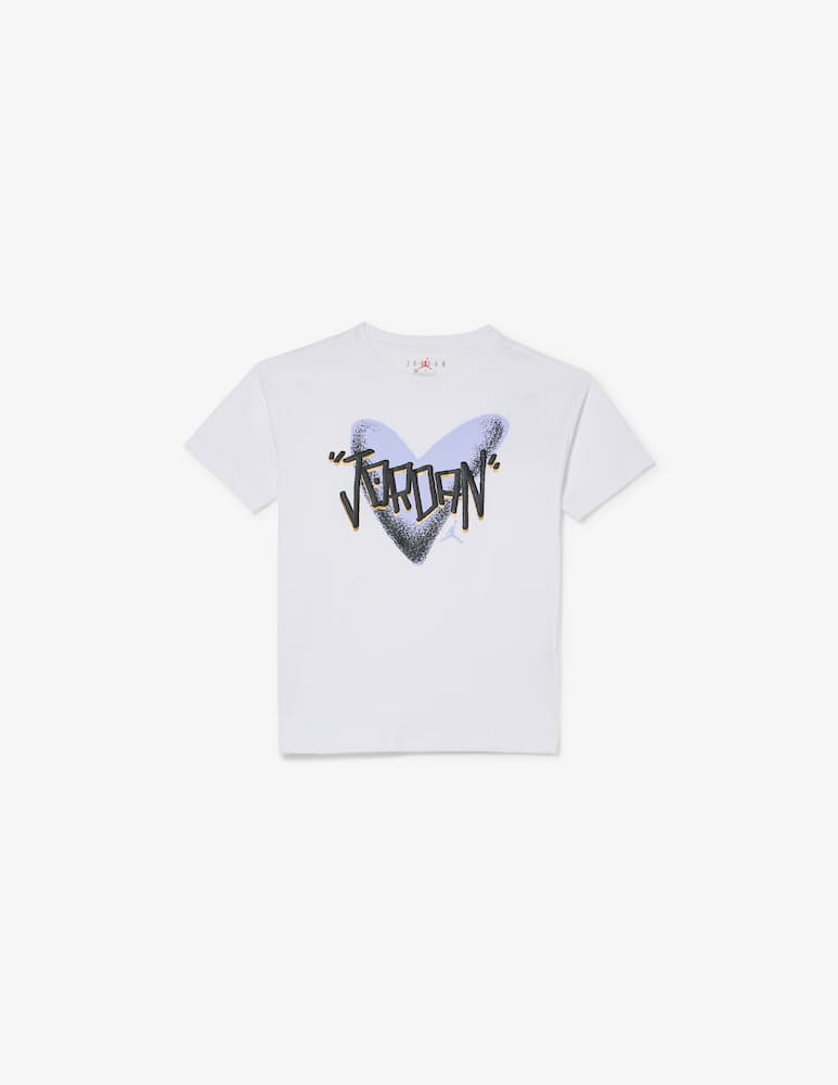 Nike Jordan T-shirt con stampa cuore - immagine 1