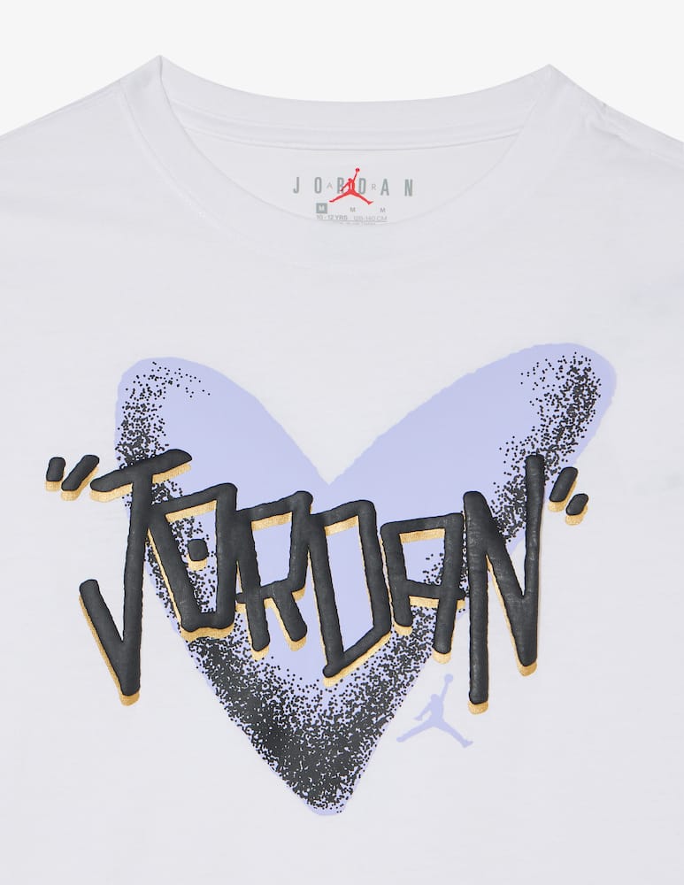 Nike Jordan T-shirt con stampa cuore - immagine 3