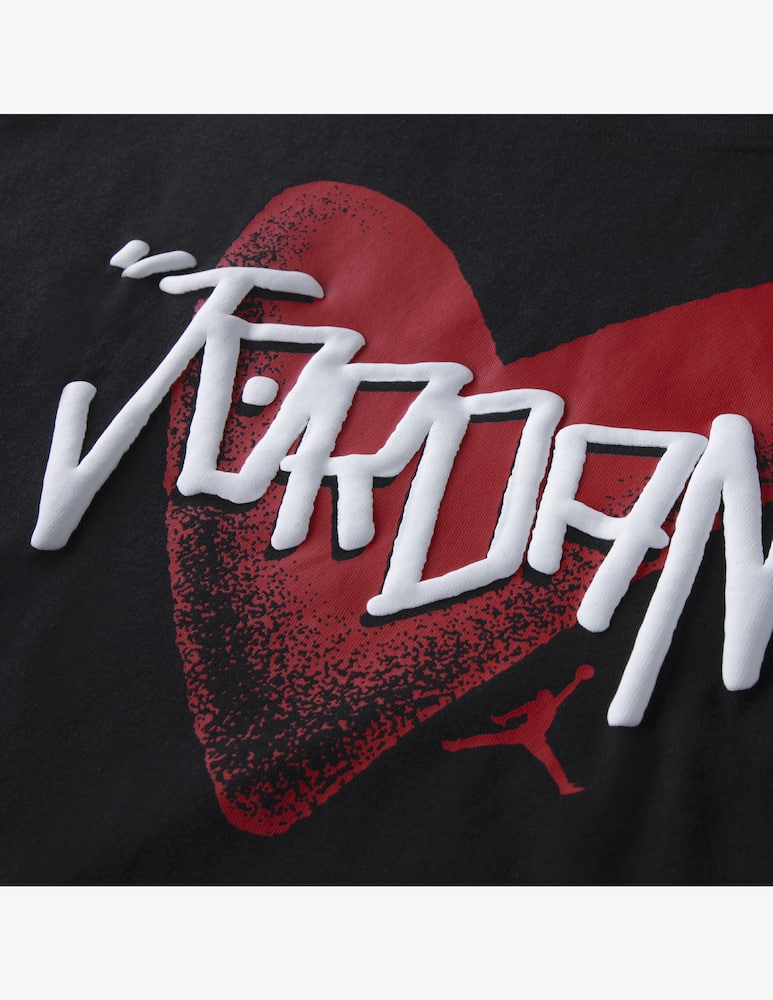 rinascente Nike Jordan T-shirt heart sketch