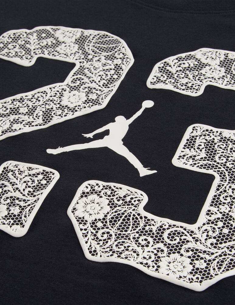 rinascente Nike Jordan flower lace t-shirt