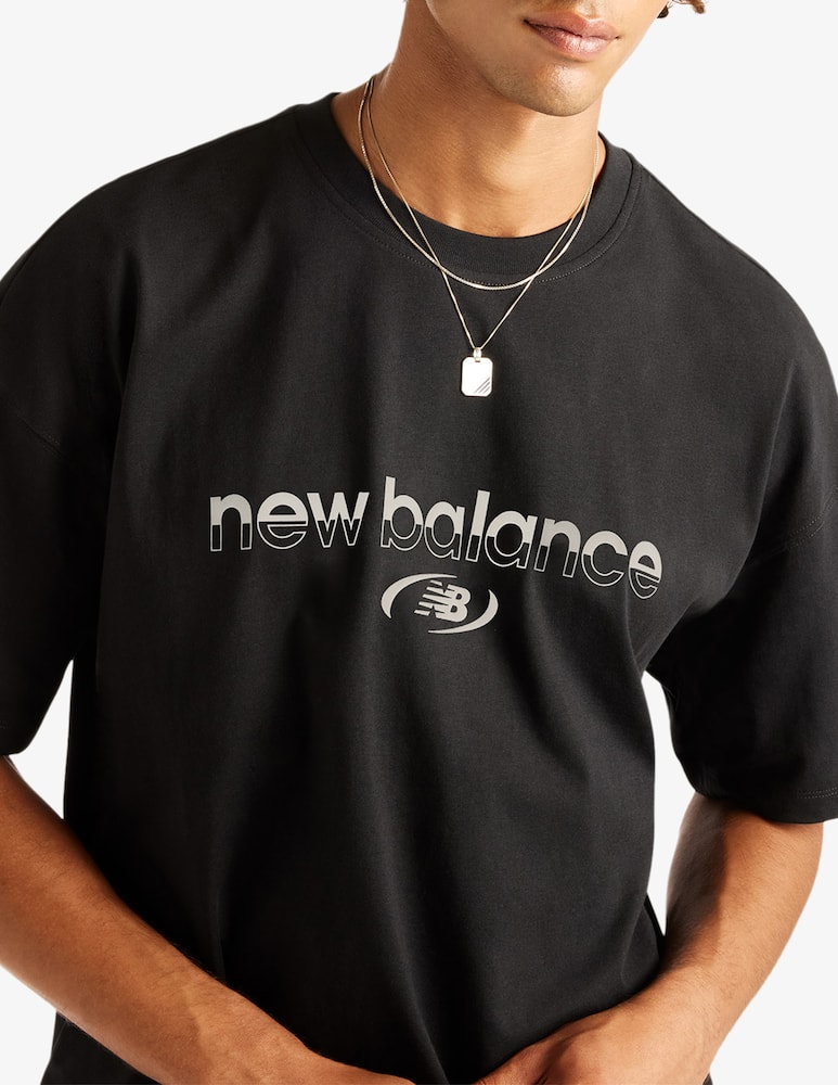 New Balance T-shirt con logo Trackside - immagine 4 New Balance T-shirt con logo Trackside - immagine 4