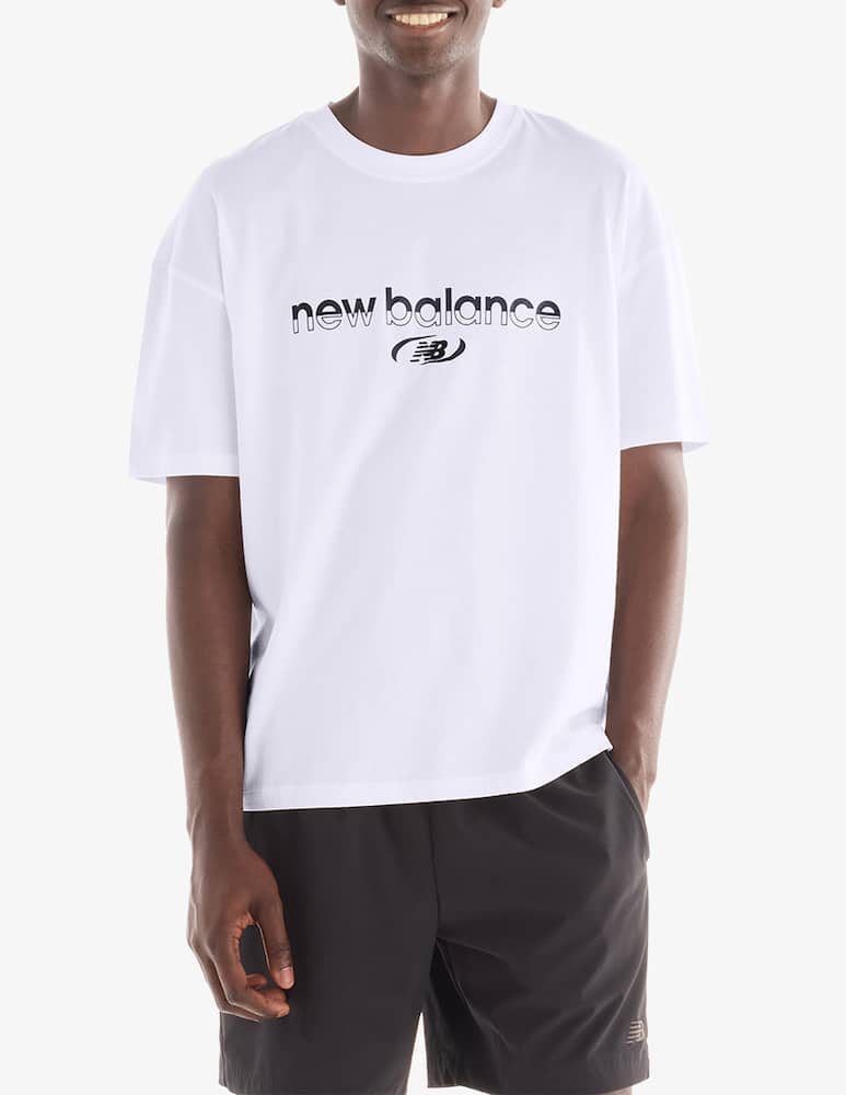 rinascente New Balance T-shirt con logo Trackside