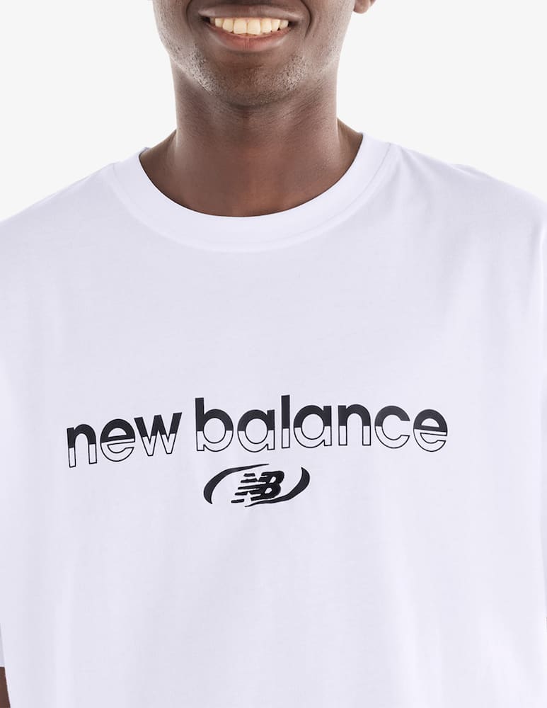 New Balance T-shirt con logo Trackside - immagine 4 New Balance T-shirt con logo Trackside - immagine 4