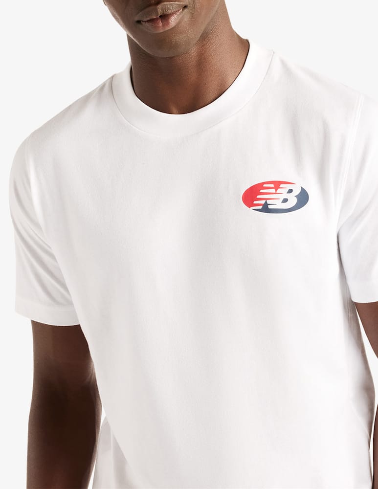 New Balance T-shirt relaxed con logo ovale - immagine 2 New Balance T-shirt relaxed con logo ovale - immagine 2