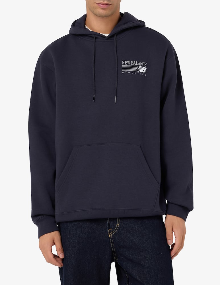 New Balance Felpa con cappuccio in fleece - immagine 1 New Balance Felpa con cappuccio in fleece - immagine 1