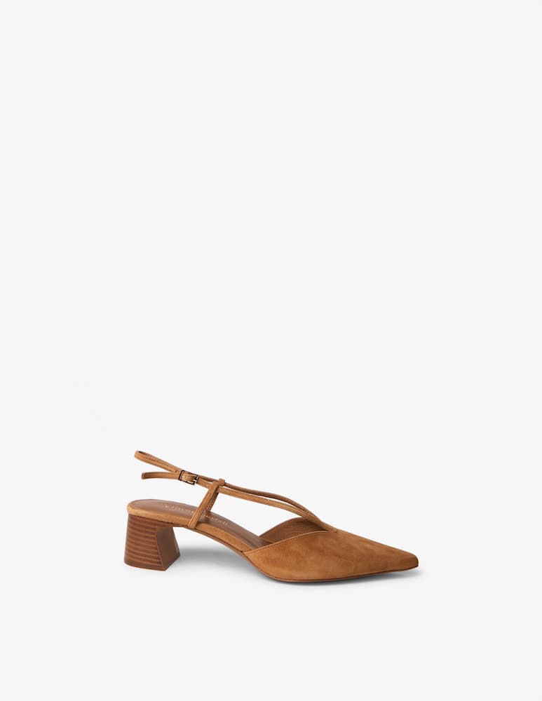 rinascente Jeffrey Campbell Decolleté suede slingback Annemarie