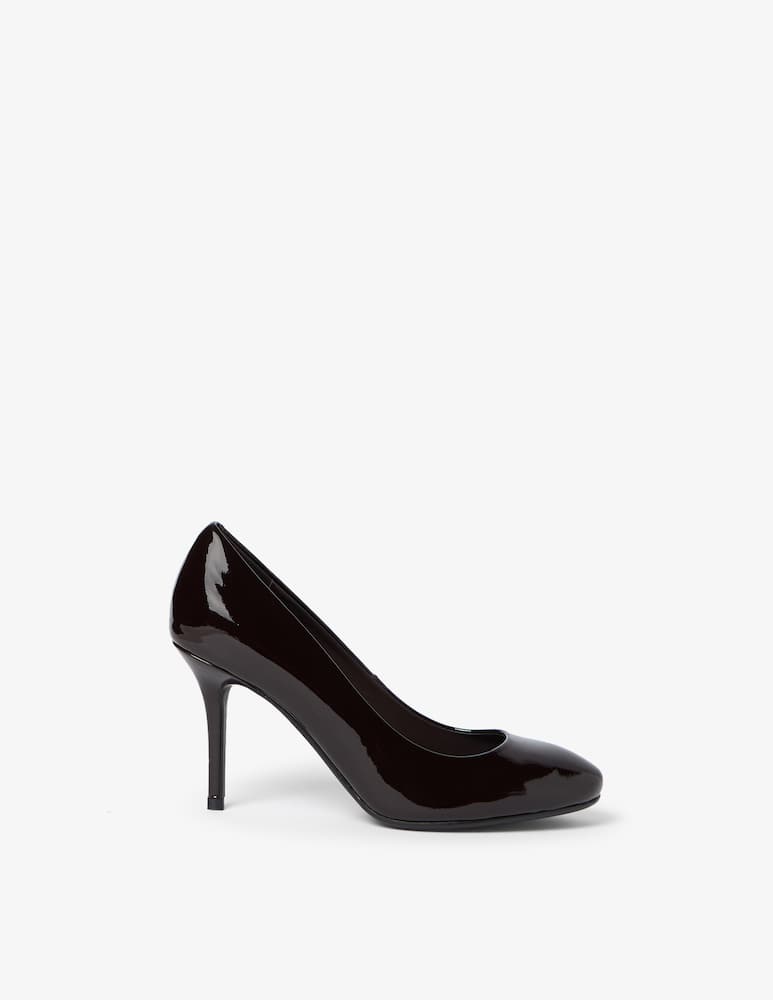 rinascente Jeffrey Campbell Patent round toe pumps