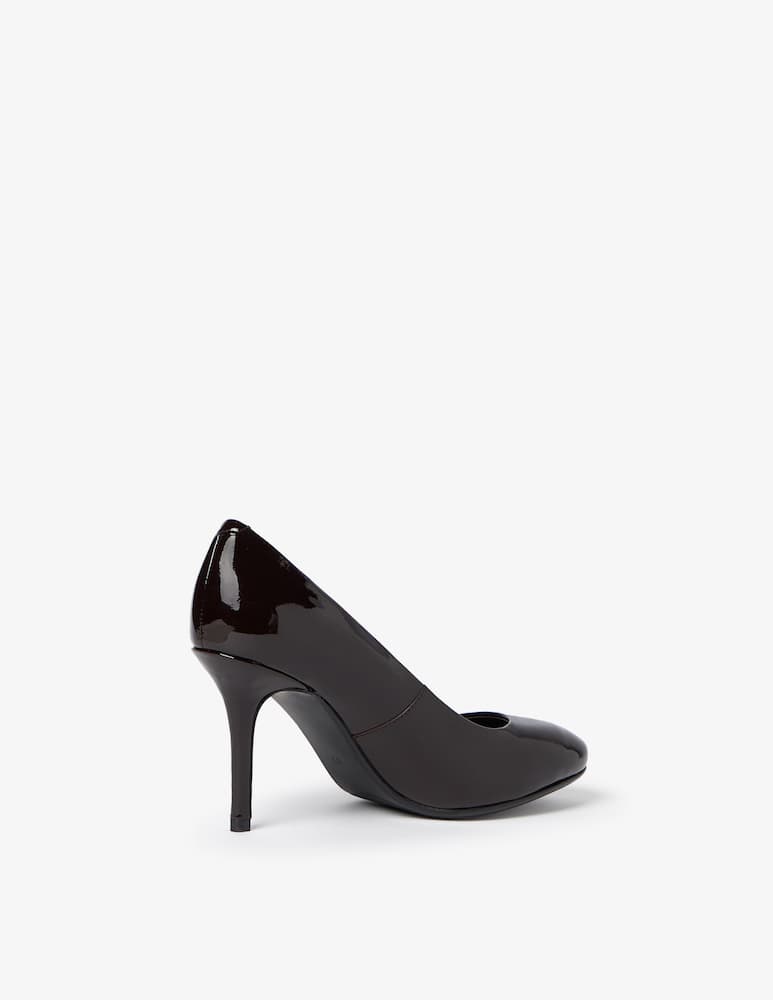 rinascente Jeffrey Campbell Patent round toe pumps