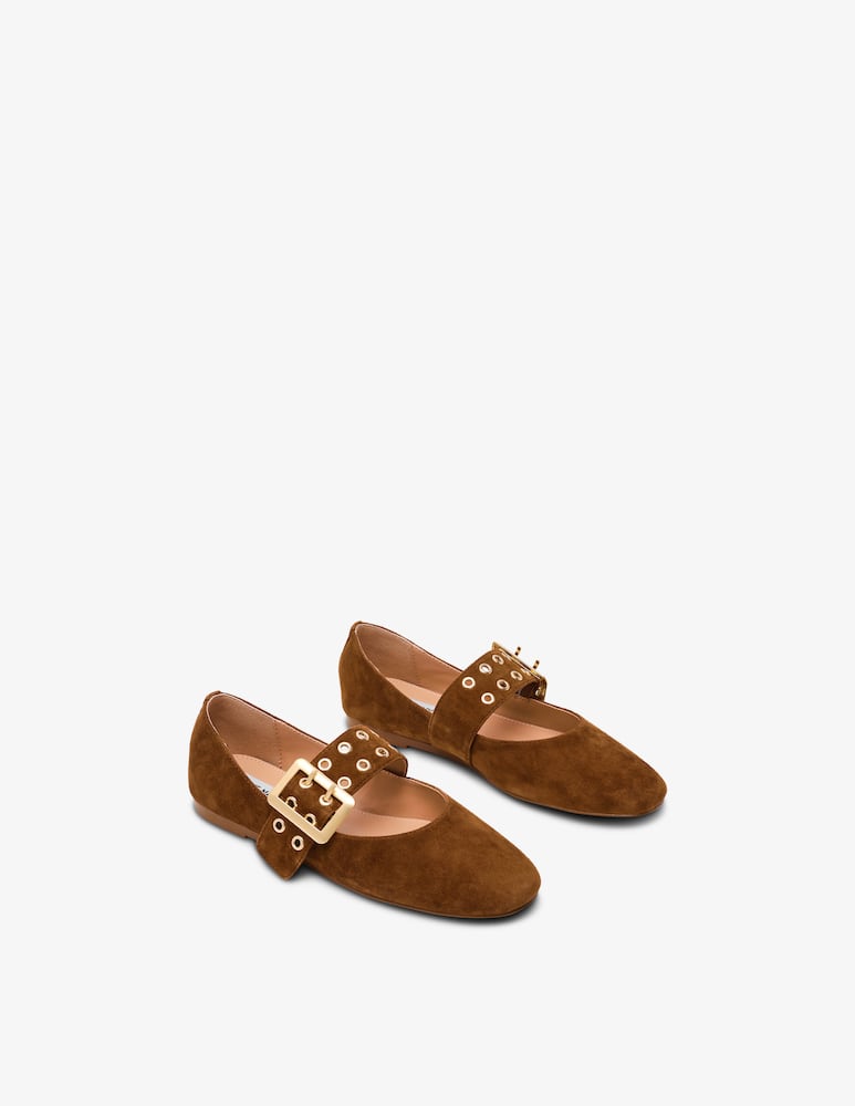 rinascente Steve Madden Ballerina punta tonda in suede