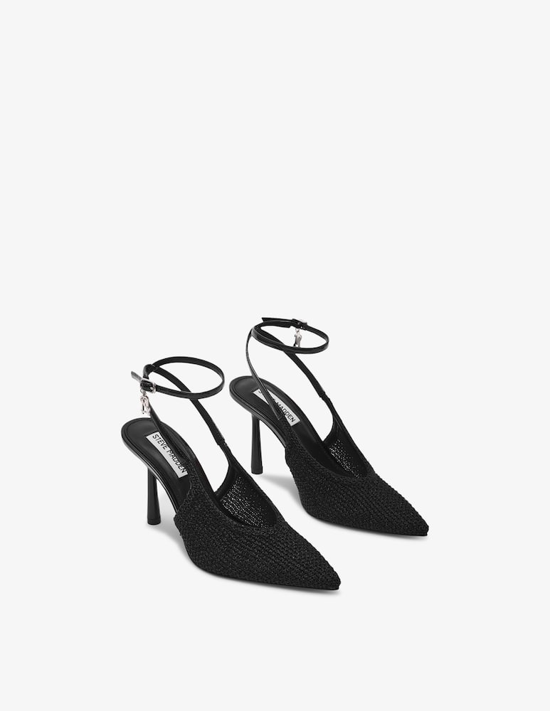 rinascente Steve Madden Ascension slingback crochet heel