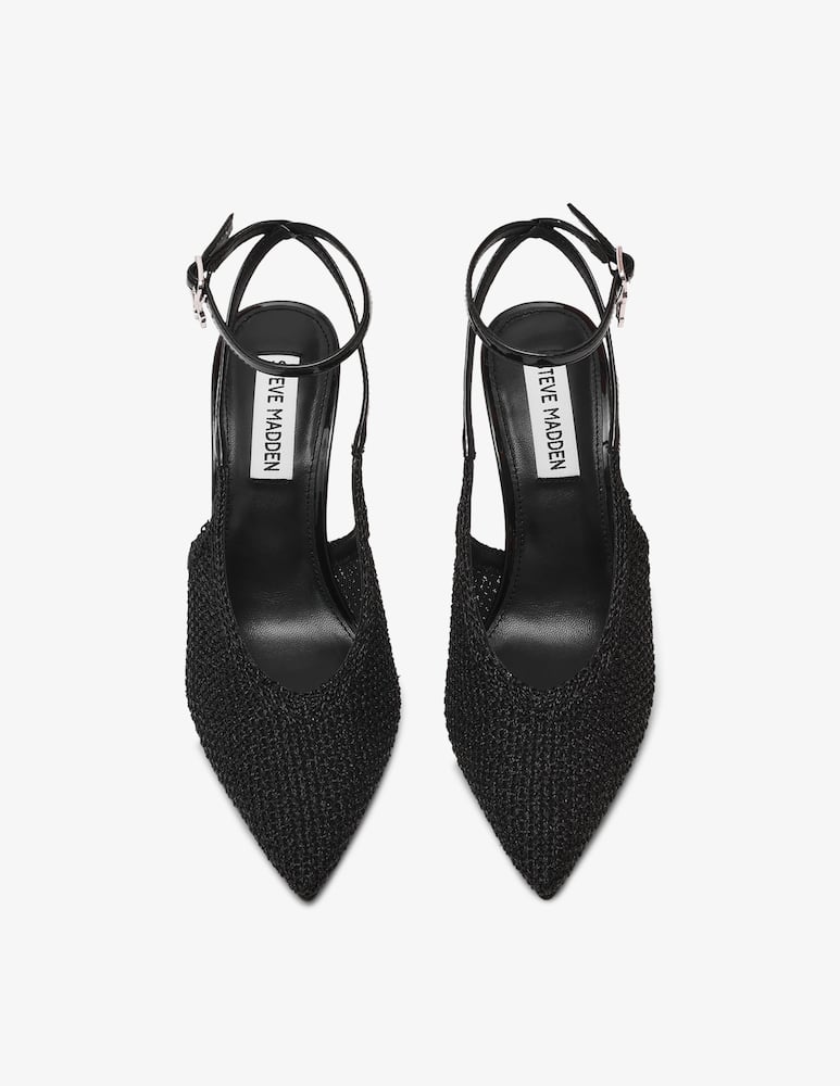 rinascente Steve Madden Ascension slingback crochet heel