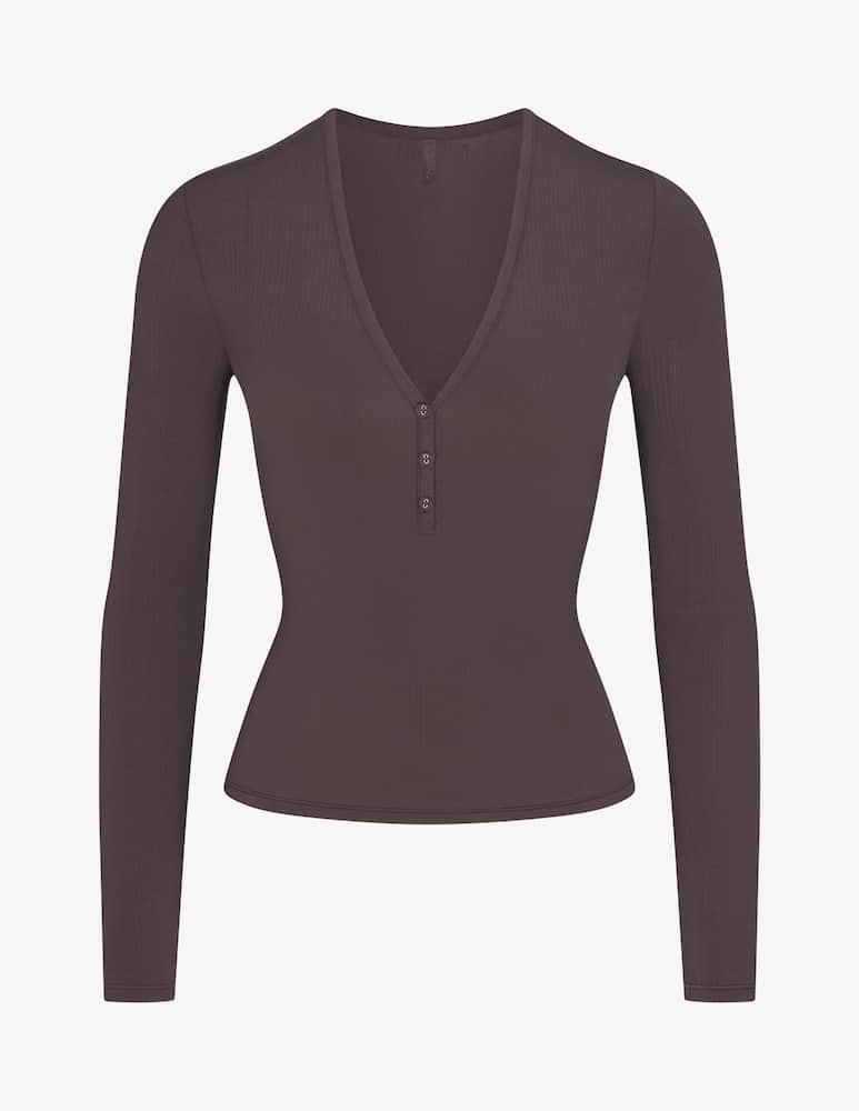 SKIMS Henley t-shirt - picture 1 SKIMS Henley t-shirt - picture 1