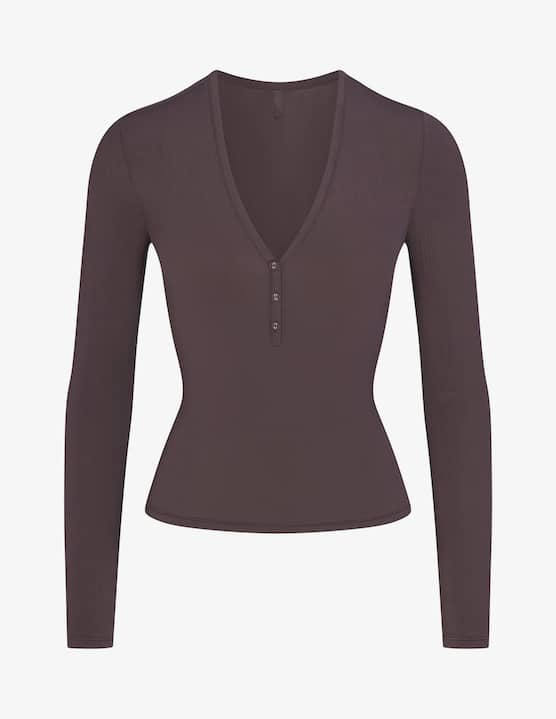 SKIMS - Henley t-shirt - €86,00