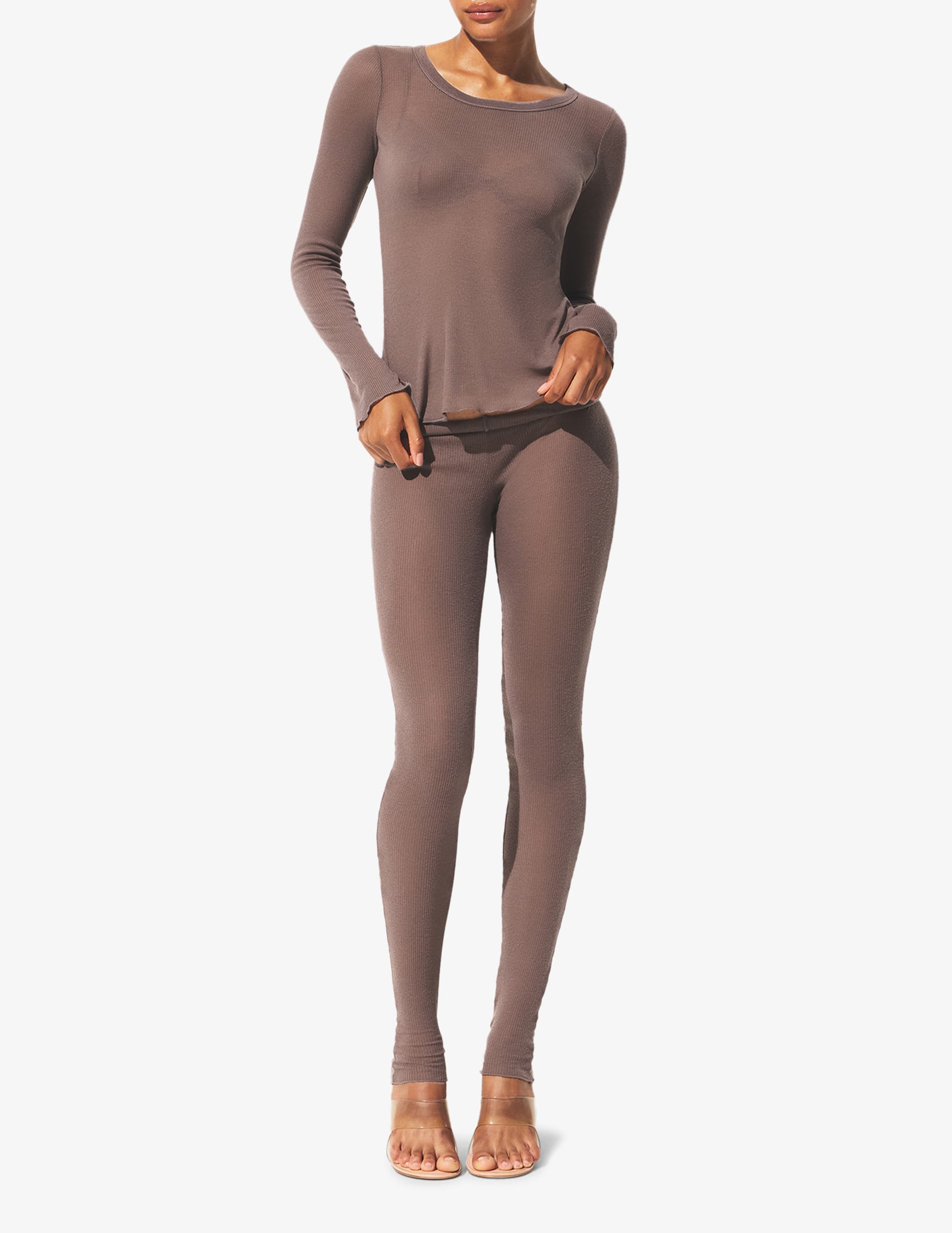 Donne Maglia Abiti Lounge Set Maglione Gamba Larga