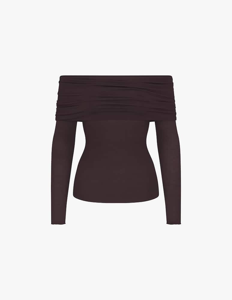 rinascente SKIMS Off-shoulder long sleeved top