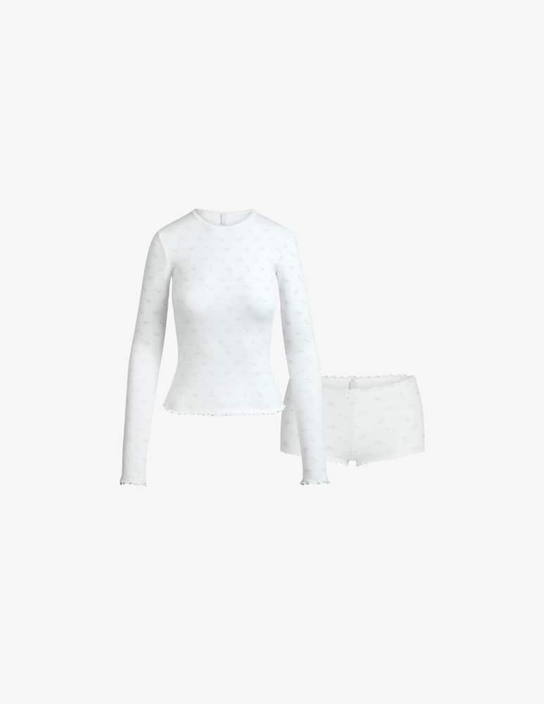 rinascente SKIMS Long sleeve homewear set