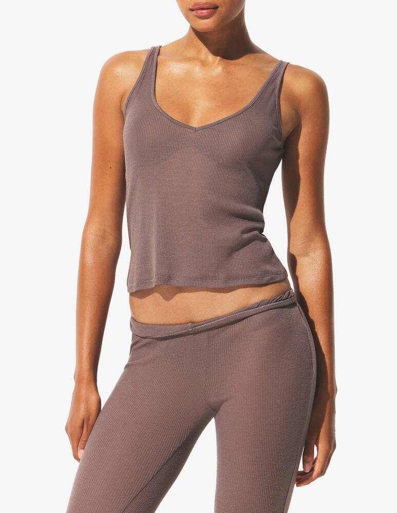 rinascente SKIMS Ribbed v neck tank