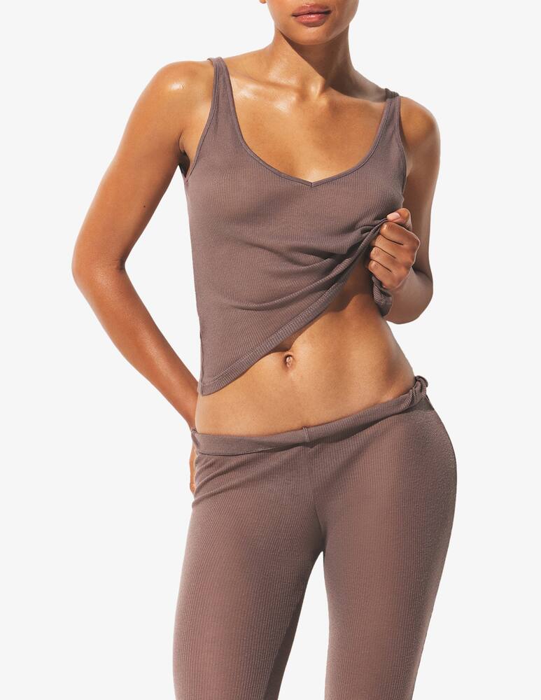 rinascente SKIMS Ribbed v neck tank