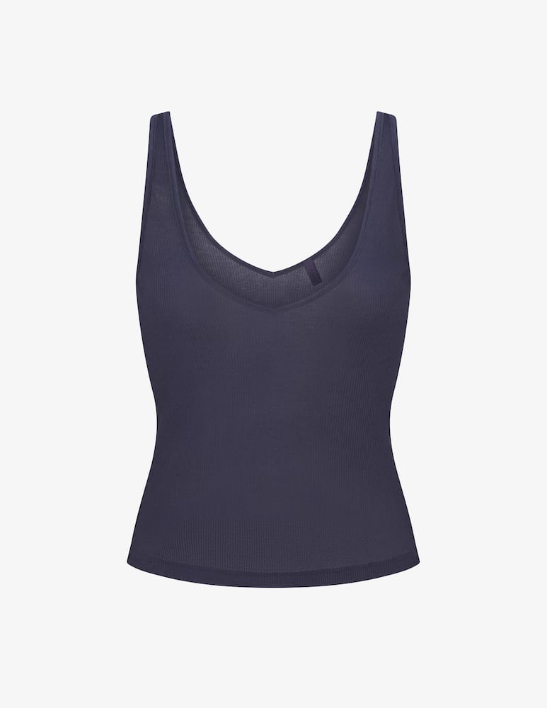 rinascente SKIMS Rib v neck tank
