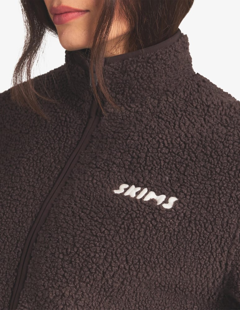 SKIMS Giacca in pile sherpa zip up - immagine 4 SKIMS Giacca in pile sherpa zip up - immagine 4