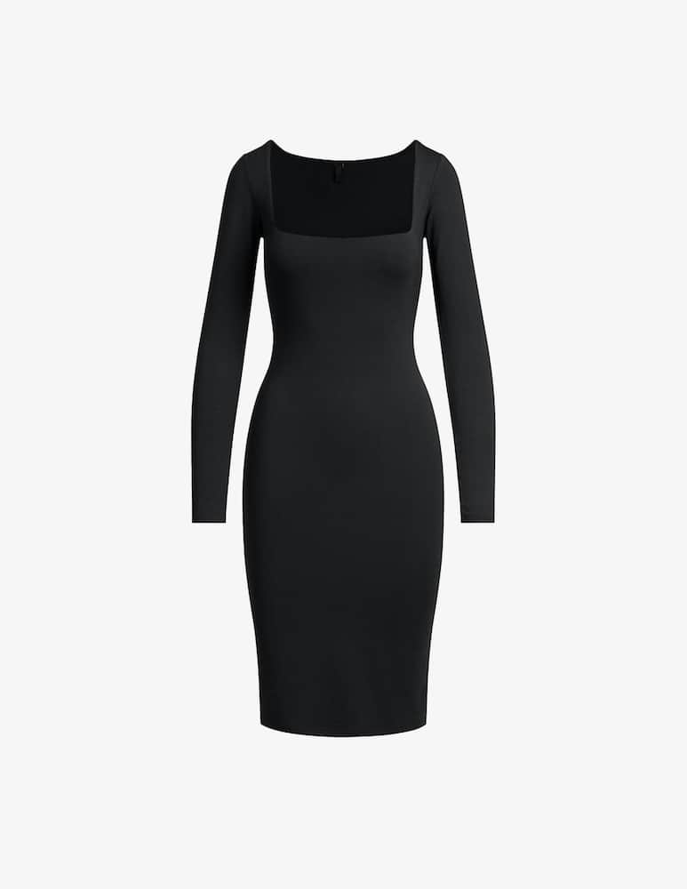 rinascente SKIMS Square neck midi dress