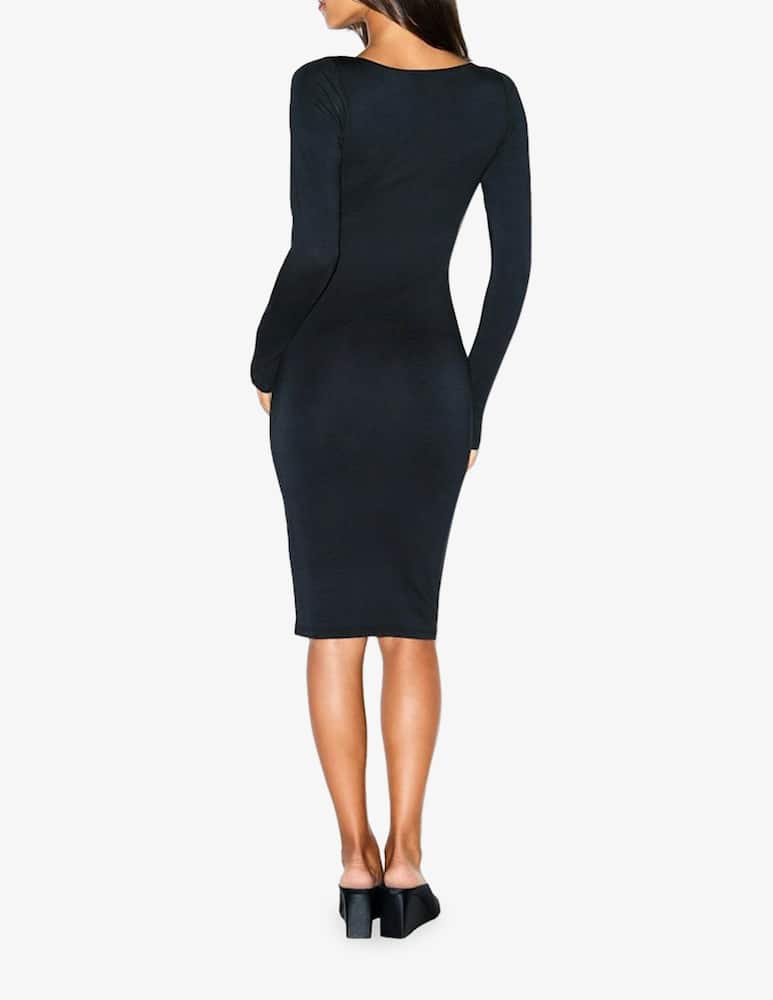 rinascente SKIMS Square neck midi dress