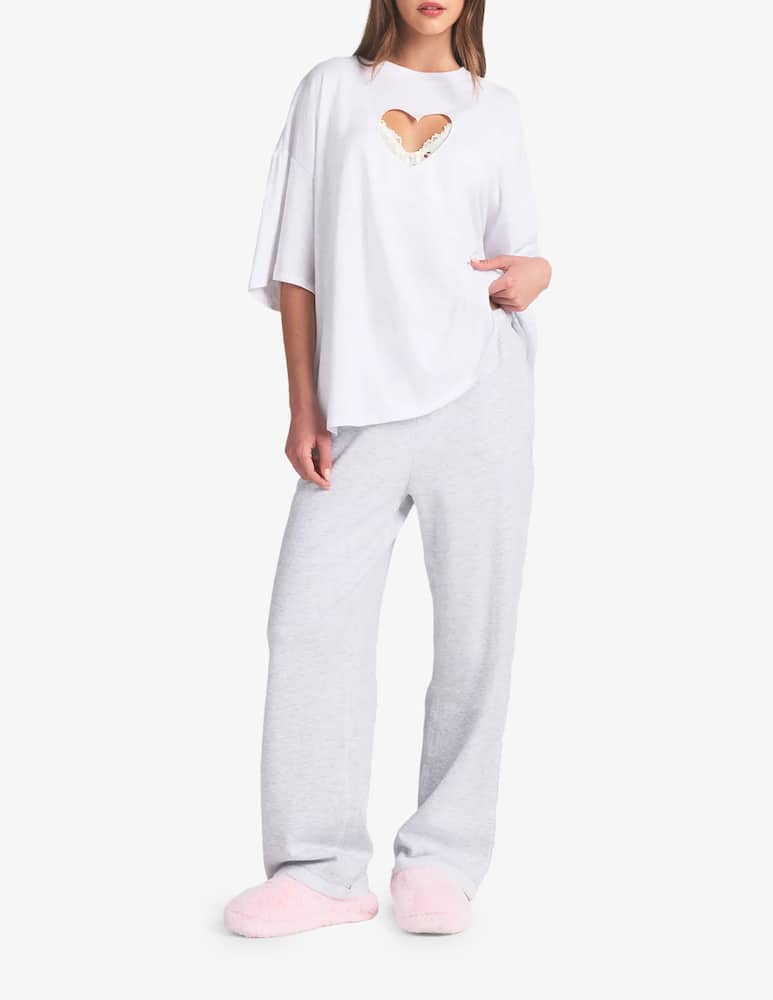 rinascente SKIMS T-shirt cuore oversized