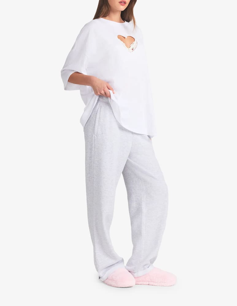 rinascente SKIMS T-shirt cuore oversized