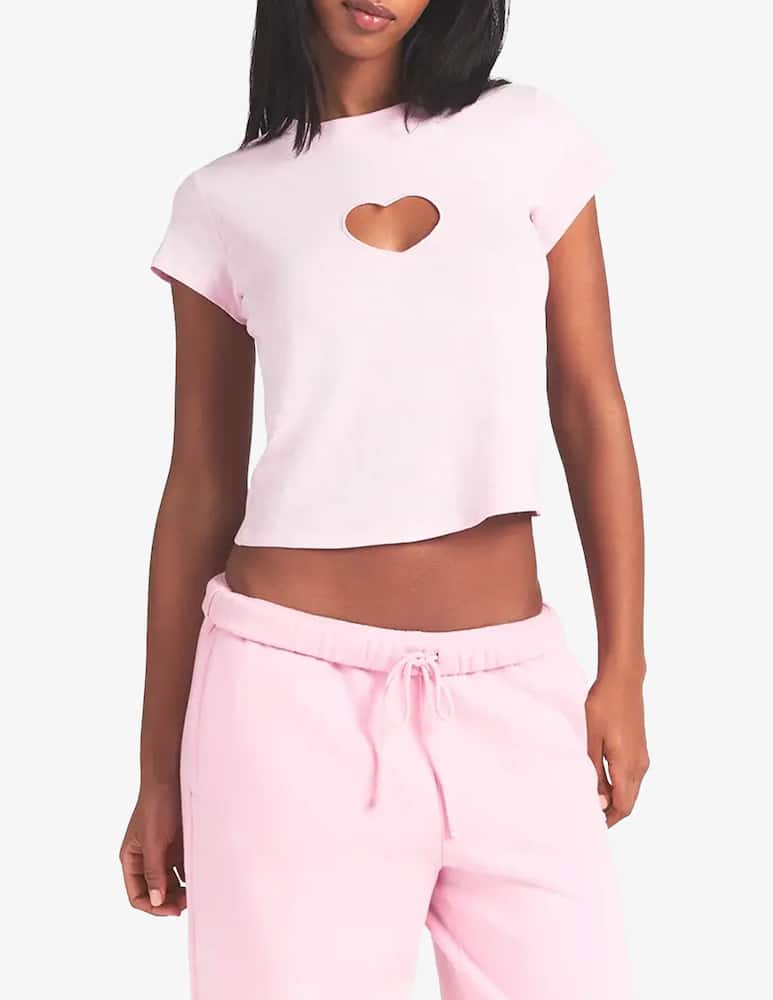SKIMS T-shirt cuore intaglio - immagine 1