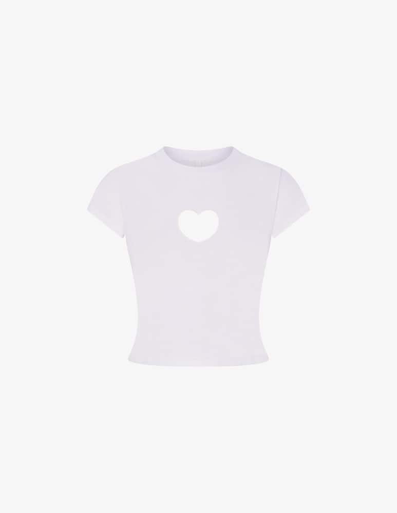 rinascente SKIMS Heart cutout t-shirt