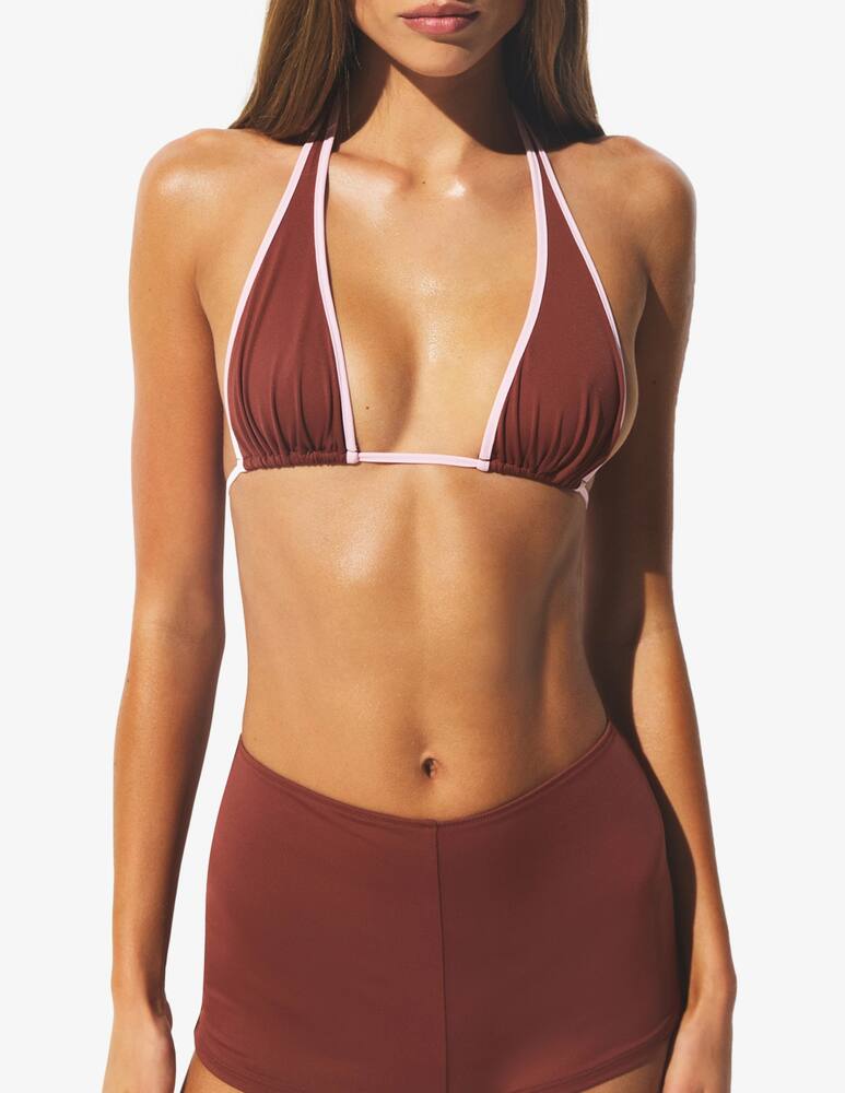 rinascente SKIMS Halter plunge bikini top