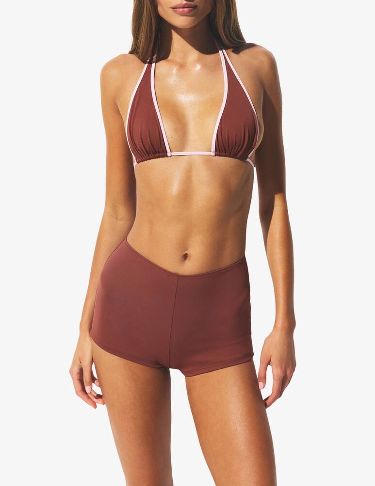rinascente SKIMS Halter plunge bikini top